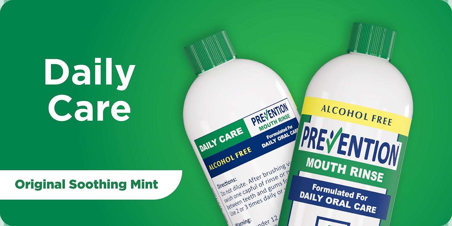 Prevention Daily Care mouth rinse in Original Soothing Mint
